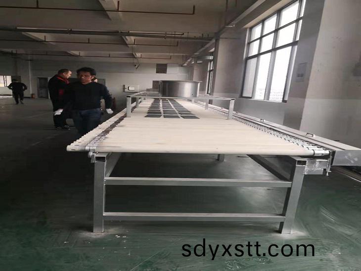 公司第一條自動化生産(chan)線投産試運行